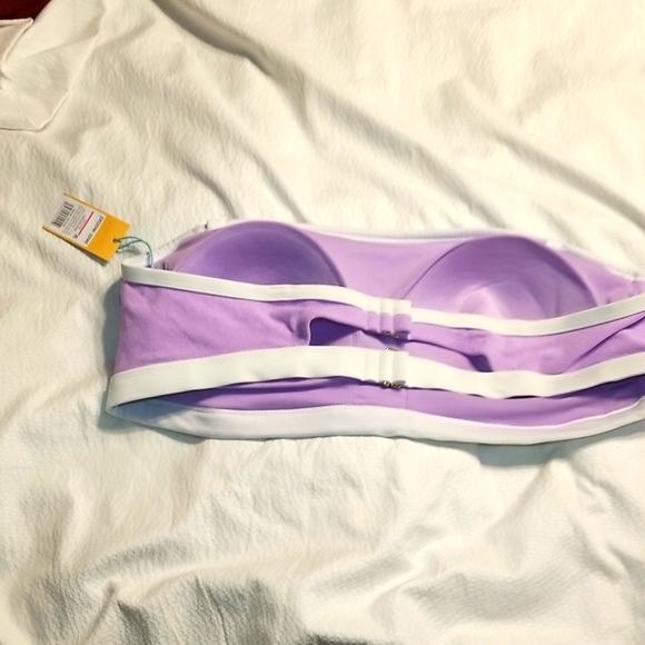 NWT PLUS SIZE STRAPLESS BIKINI SWIM BRA TOP - Picture 2 of 6